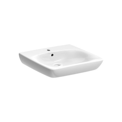 Geberit Disabled Sink Renova Comfort Keratect Visible Overflow 550x150x550mm White