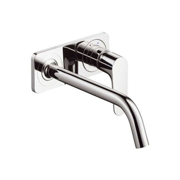 Wall Mounted Basin Tap Citterio M mixer recessed spout along with plate Axor