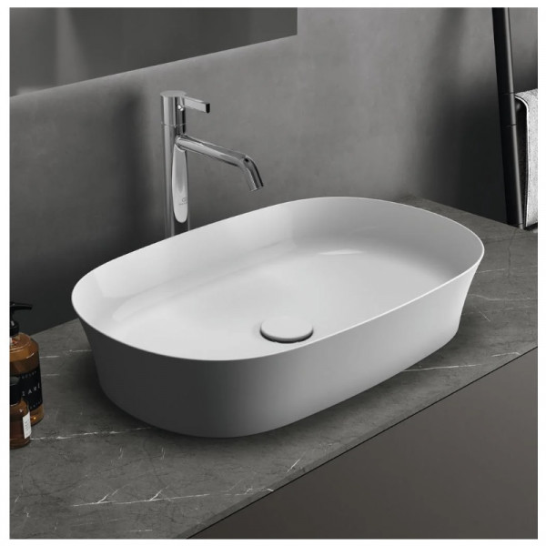 Ideal Standard Countertop Basin IPALYSS 600x120x380mm White