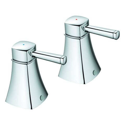 Lever Tap Grohe pair Chrome