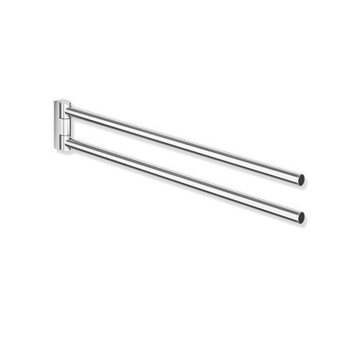 Hewi Wall mounted towel rail System 162 two cylindrical arms 445 mm Glossy Chrome 162.09.10040
