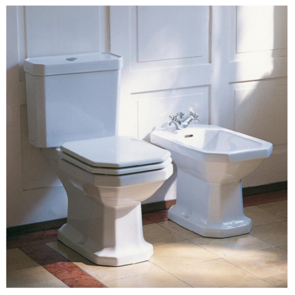 Duravit Back To Wall Bidet 1930 With Overflow White Ceramic 267100000