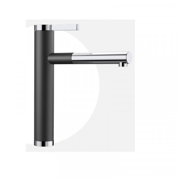 Blanco Pull Out Kitchen Tap LINEE-S Anthracite/Chrome