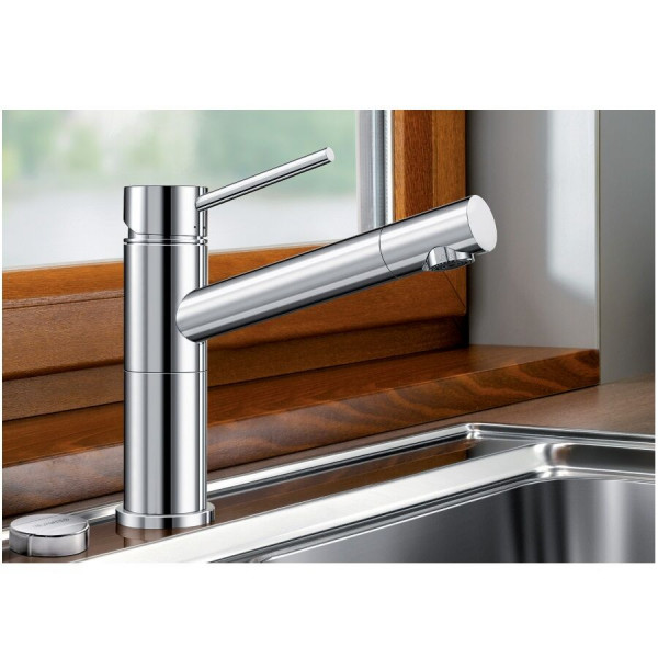 Blanco Pull Out Kitchen Tap ALTA-S-F Compact Chrome
