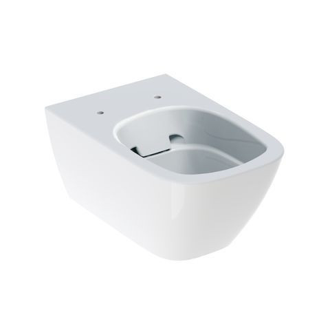 Geberit Wall Hung Toilet Smyle Square Pan  Rimless Hollow bottom 350x330x540mm White