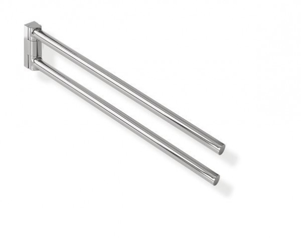 Hewi Wall mounted towel rail System 162 two cylindrical arms 331 mm Glossy Chrome 162.09.11040