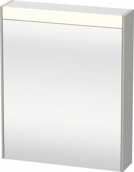 Bathroom Mirror Cabinet Duravit Brioso left door, socket F 620x760mm Concrete Grey Matt BR7101L07070000