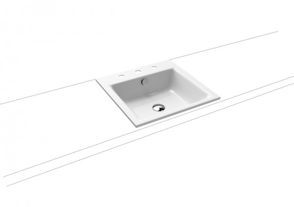 Kaldewei Inset Basin mod. 3050 with overflow, without tap hole Puro