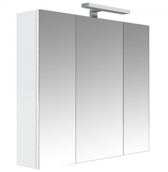 Allibert Bathroom Mirror Cabinet VDE JUNO 3 doors 800x752x160mm Glossy White