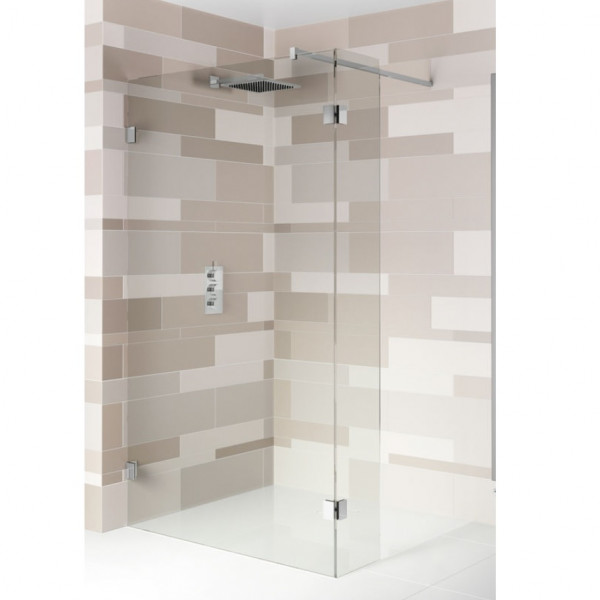 Walk In Shower Riho Scandic NXT with side flap 290mm 970x2000mm Chrome
