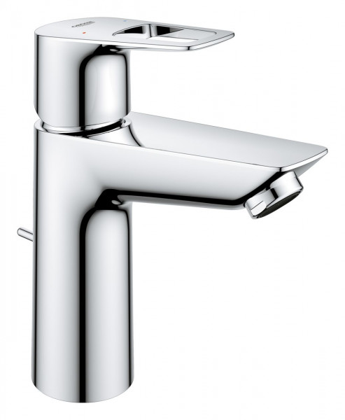 Single Hole Mixer Tap Grohe BauLoop LowFlow with pop-up waste set Chrome