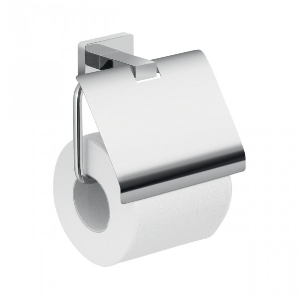 Gedy Toilet Roll Holder ATENA with cover Chrome