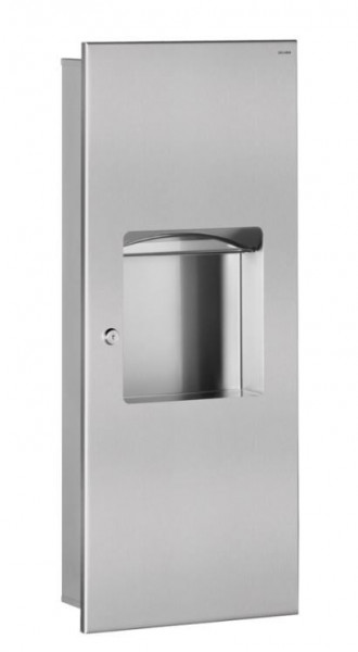 Delabie Recessed combi paper towel dispenser/bin Stainless steel satin matt 510714S