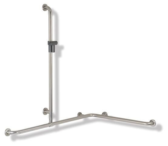 Hewi Bathroom handles Serie 805 Classic with shower rail Black 805.35.300 90