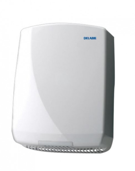 Delabie Hand dryer automatically activated by optical cell ABS White
