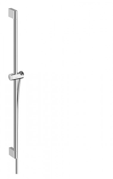 Shower Rail Hansgrohe Pulsify 650mm with push slider and Isiflex shower hose 1600mm Chrome