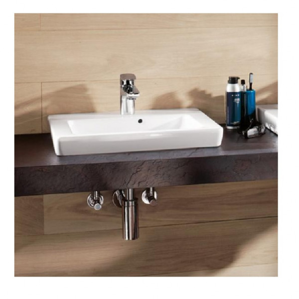 Villeroy and Boch Rectangular Cloakroom Basin Subway 2.0 500x400mm White 73155G01