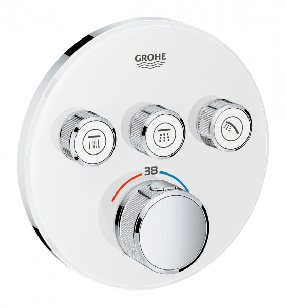 Grohe Grohtherm SmartControl Thermostatic Shower Mixer for concealed installation with 3 valves 29904LS0
