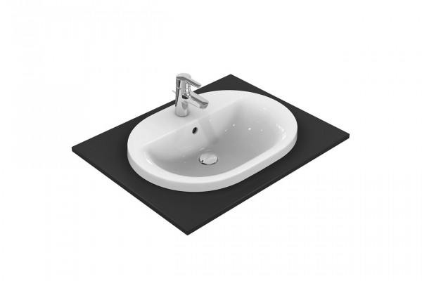 Ideal Standard Inset Basin Connect oval form 620mm Ceramic E504001
