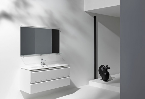 Bathroom Set Laufen PRO S Washbasin, vanity unit, 2 drawers, 1 hole 1200x545mm White Matt