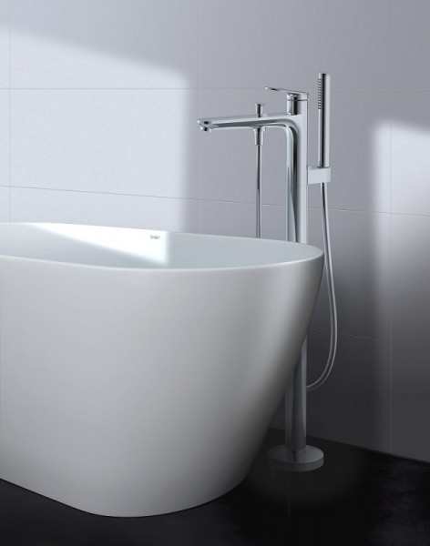 FreeStanding Bath Tap Duravit Wave with hand shower stick 50x947x312mm Chrome WA5250000010