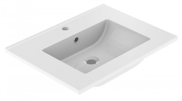 Allibert Vanity Basin PRIMO Single washbasin 605x18x460mm Glossy White