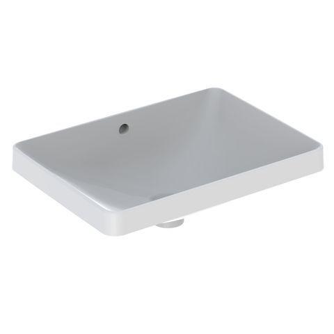 Geberit Inset Basin VariForm Without Tap Hole With Overflow 550x178x400mm White 500737012