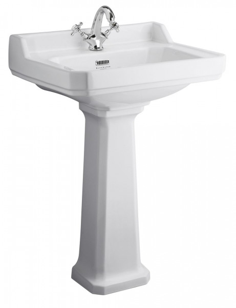 Freestanding Basin Bayswater Fitzroy White 595 mm | 1 Tap Hole