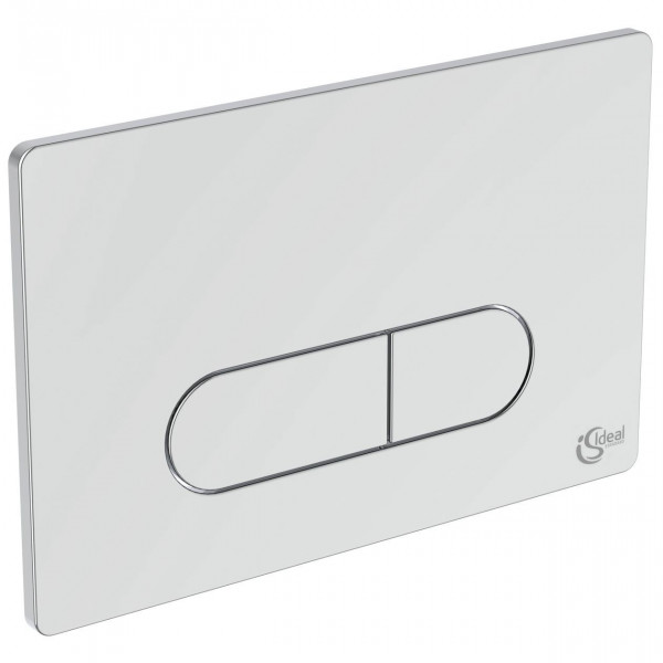 Ideal Standard Flush Plate OLEAS P1  234x154x8,5mm Chrome Double Flush
