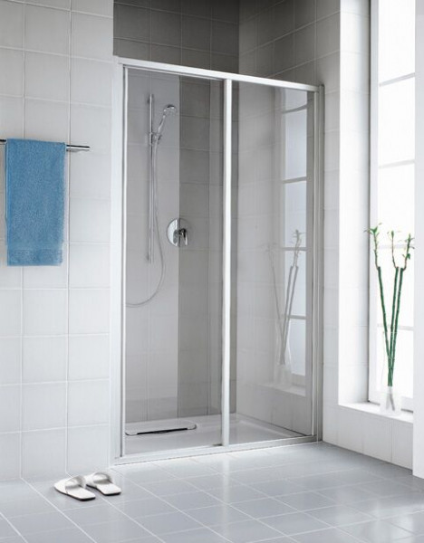 Kermi Sliding shower Doors IBIZA 2000 in niche 1750 x 1100 mm 2 parts Clear