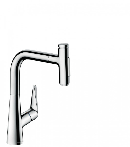 Hansgrohe Kitchen Mixer Tap Talis Select M51 M5117-H220 Pull-out hand shower 335x222x90mm Chrome