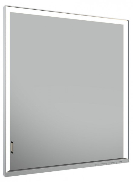 Bathroom Mirror Cabinet Keuco Royal Lumos Built-in, 1 door, right-hinged 650 mm Silver anodised