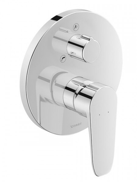 Duravit B1 Single lever bath mixer for concealed installation 195x195x195 mm B15210012010