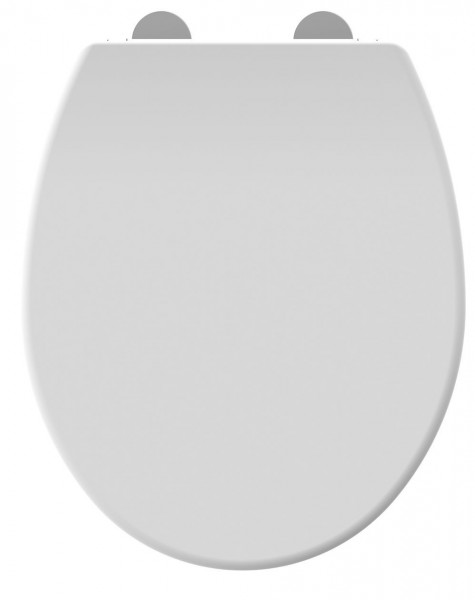 Allibert Soft Close Toilet Seat DOLCEO 370x55x465mm Light Grey Matt