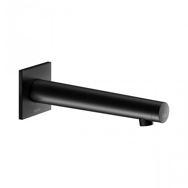 Wall Mounted Basin Tap Keuco IXMO Single lever remote control, with infrared sensor, square, 225 mm Black