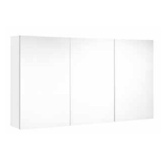 Allibert Bathroom Mirror Cabinet VDE LOOK 3 doors 1200x650x180mm Halifax Oak