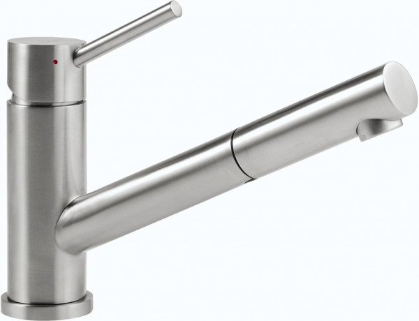 Villeroy and Boch Pull Out Kitchen Tap Como 212x183mm High Pressure Brushed Chrome