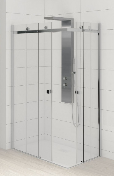 Kinedo KINESTYLE Sliding shower Door A, corner installation, 2 doors 1000x900mm Transparent Glass