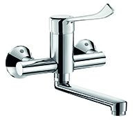 Delabie Wall Mounted Tap L150 Chrome 2446LEP