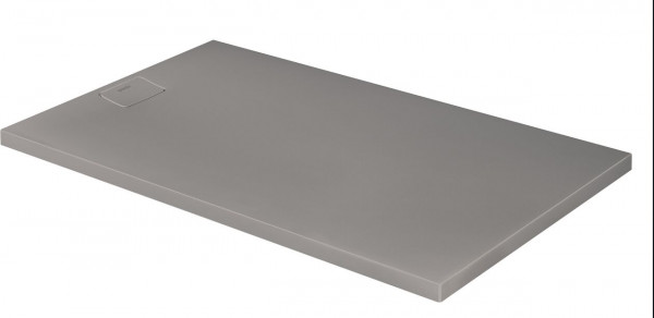 Duravit Rectangular Shower Tray Stonetto 1600 x 1000 x 50 mm Concrete Grey
