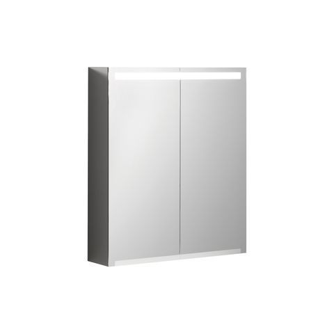 Geberit Bathroom Mirror Cabinet Option Mirror cabinet LED lighting 2 Doors 600x700x150mm