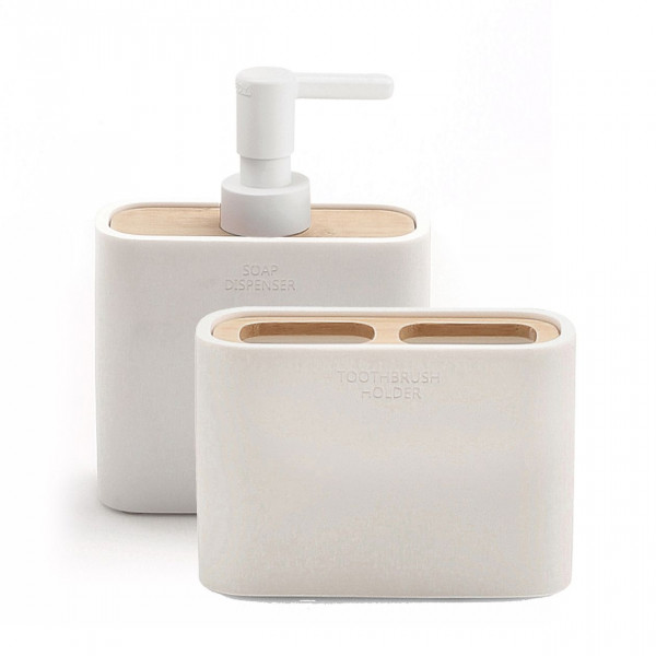 Gedy MELBOURNE 2-piece accessory set White