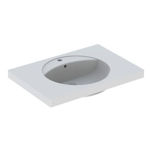 Geberit Wall Hung Basin Preciosa With Storage Surface 800x200x550mm 1 hole White 124280000