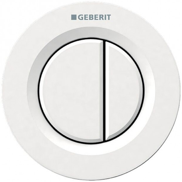 Geberit Flush Plate Type 01 Remote control pneumatic Alpine White 116042111