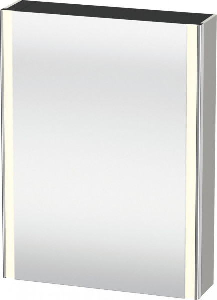 Bathroom Mirror Cabinet Duravit XSquare lighting socket E, left door 600x800mm Concrete Grey Matt XS7111L07070000 XS7111L07070000