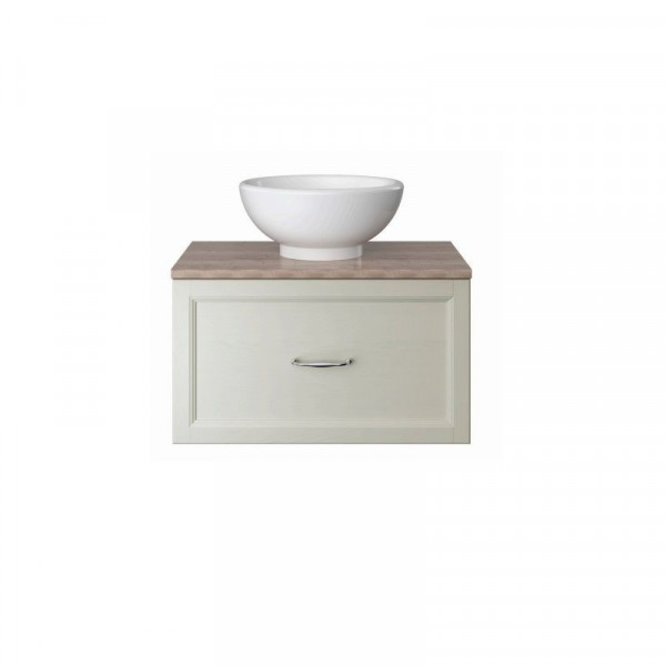 Heritage Bathrooms Countertop Basin Chiswick With built-in overflow Ø414x182mm White
