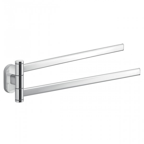 Gedy Wall mounted towel rail FEBO jointed 2 rails Chrome