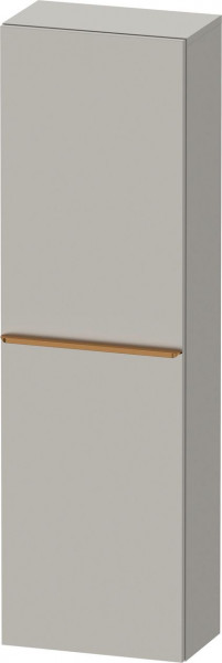 Wall Mounted Bathroom Furniture Duravit D-Neo half-column, left door, bronze handle 1320mm Concrete Grey Matt DE1318L04070000