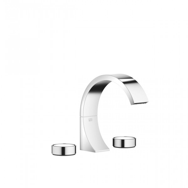 Freestanding 2 Handle Basin Tap Dornbracht CYO 3 holes, Waste fitting 198mm Chrome 20713811-00