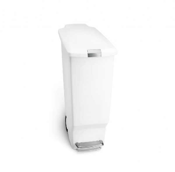 Simplehuman Pedal Bin Slim Plastic 26,0 x 49,0 x 64,0 cm White (CW1362)